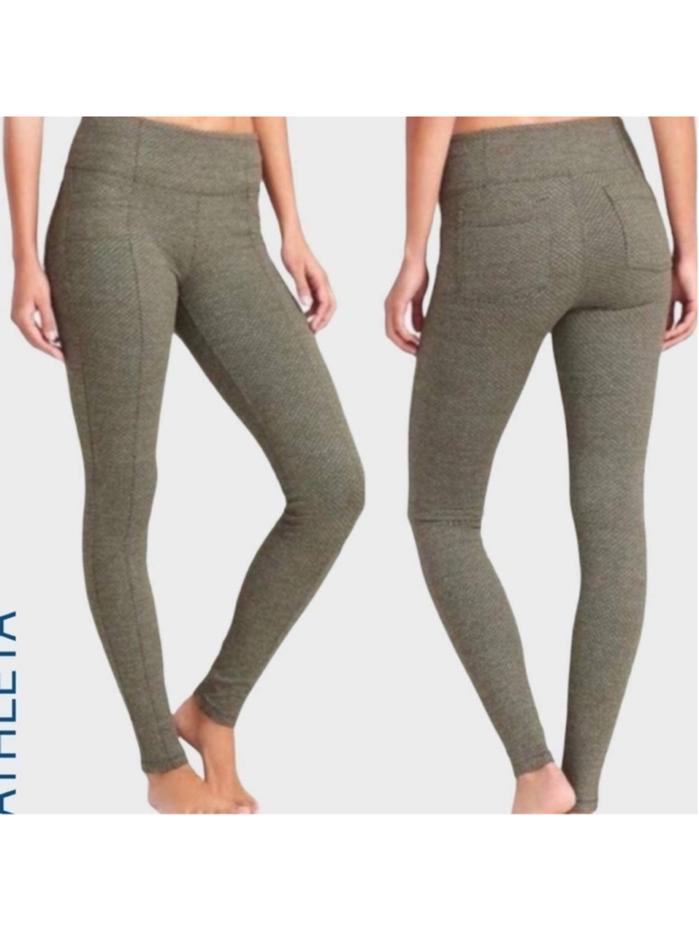 NEW!! Athleta Metro High Rise Crisscross Legging Size XS